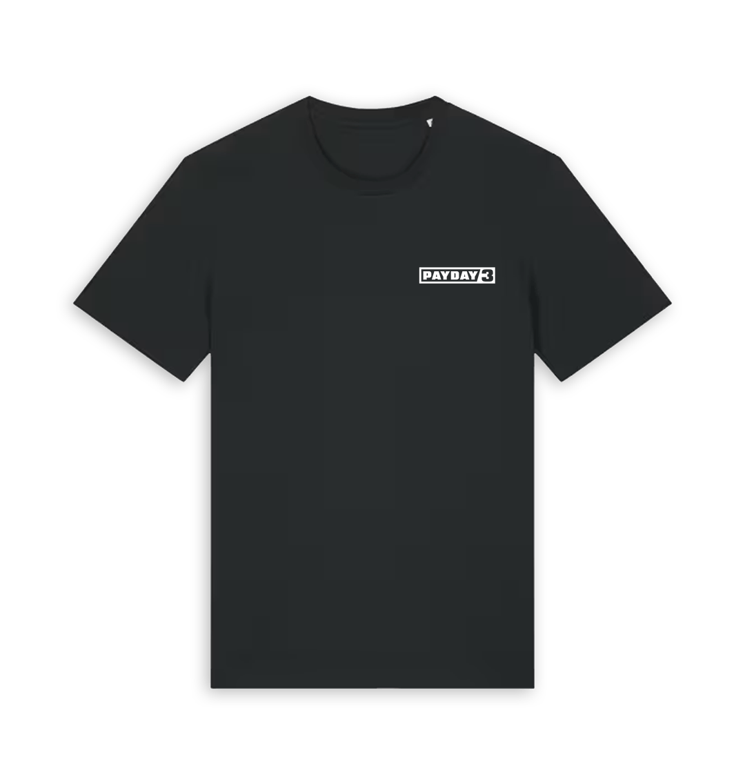 Black Printed T-shirt Front