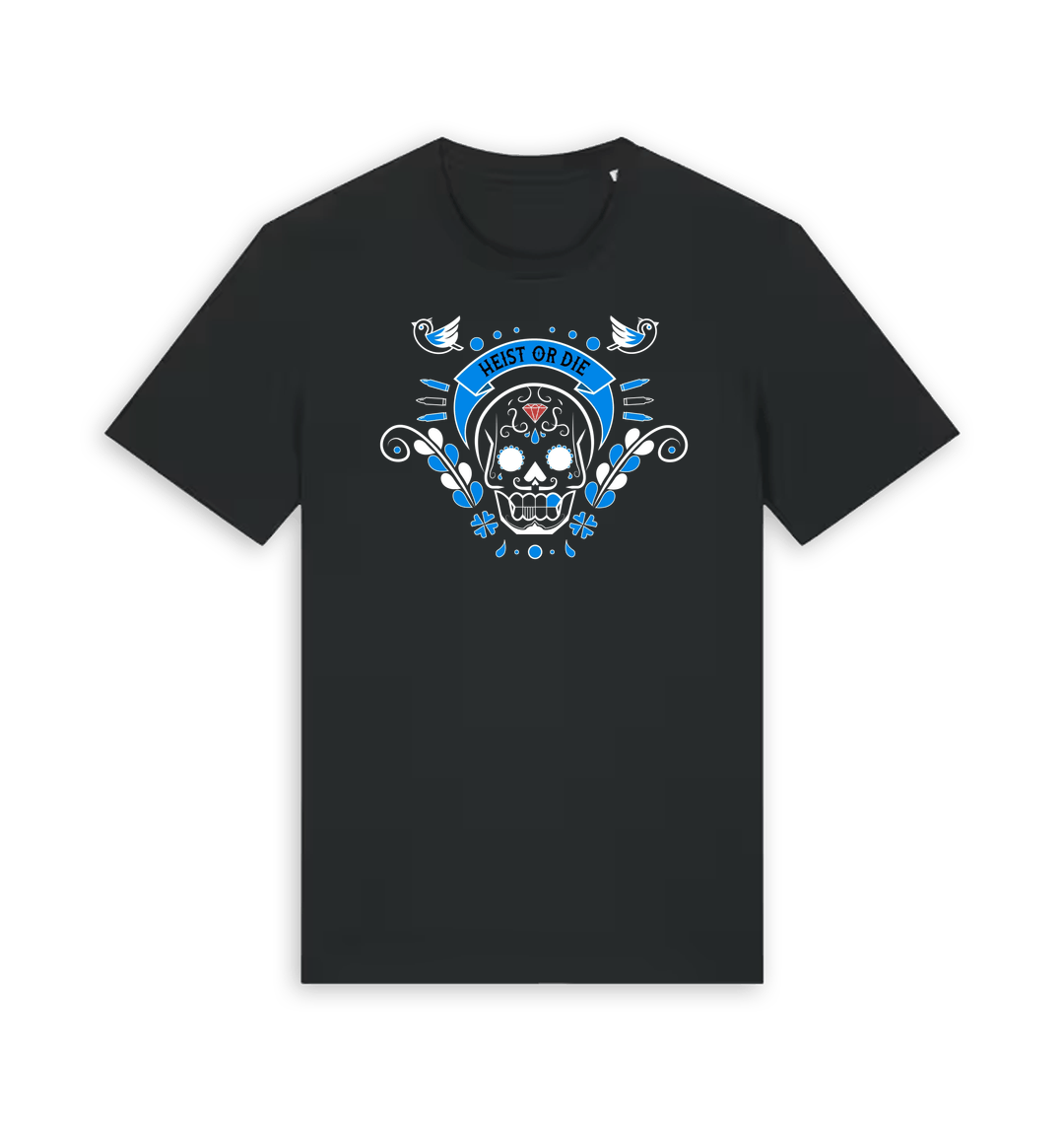 Black Printed T-shirt Front