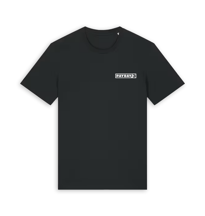 Black Printed T-shirt Front