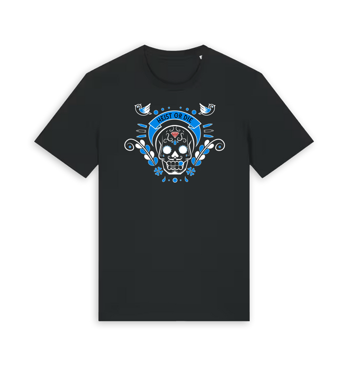 Black Printed T-shirt Front
