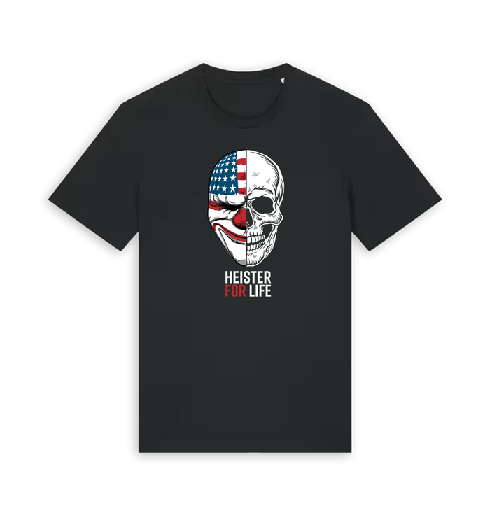 Black Printed T-shirt Front