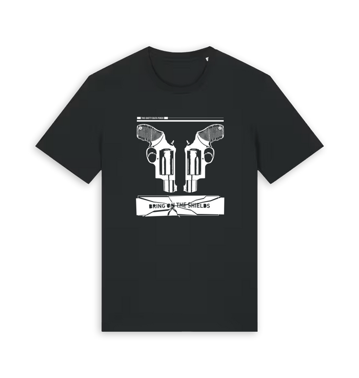 Black Printed T-shirt Front