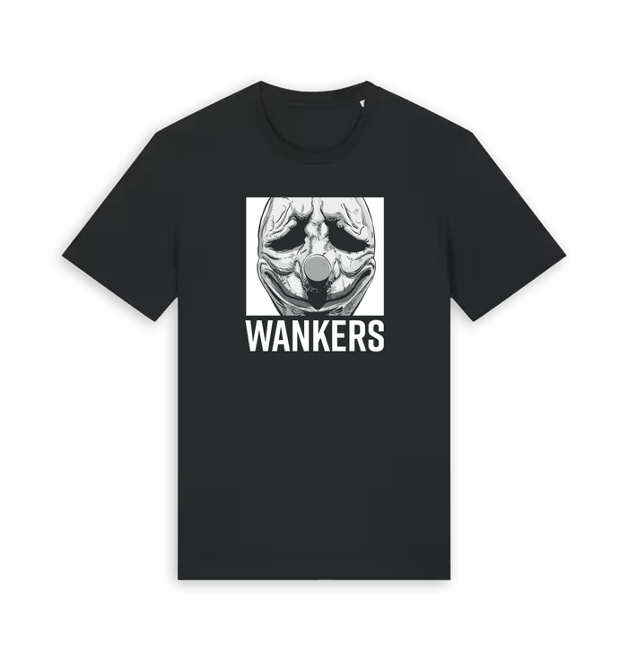 Black Printed T-shirt Front