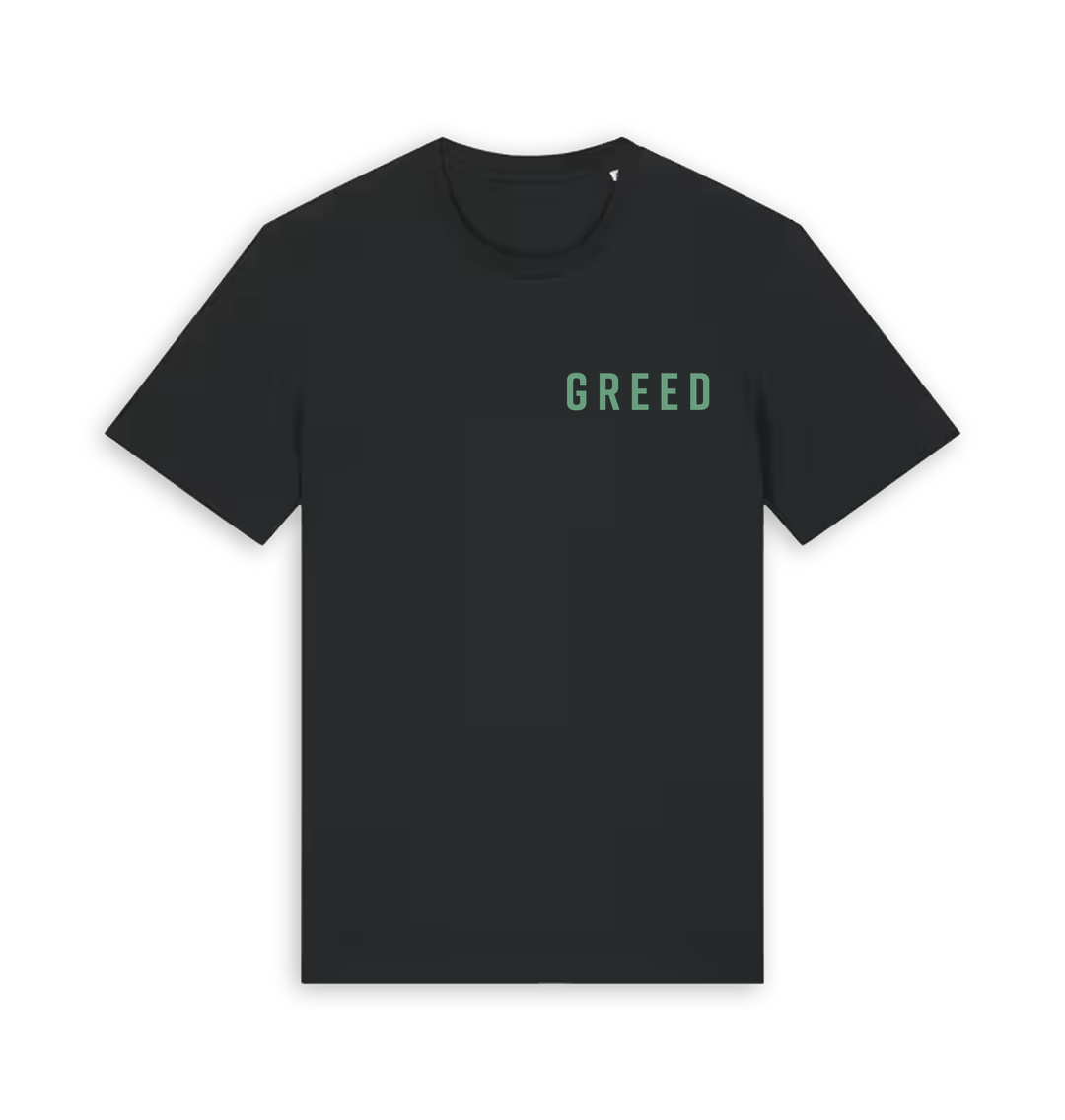 Black Printed T-shirt Front