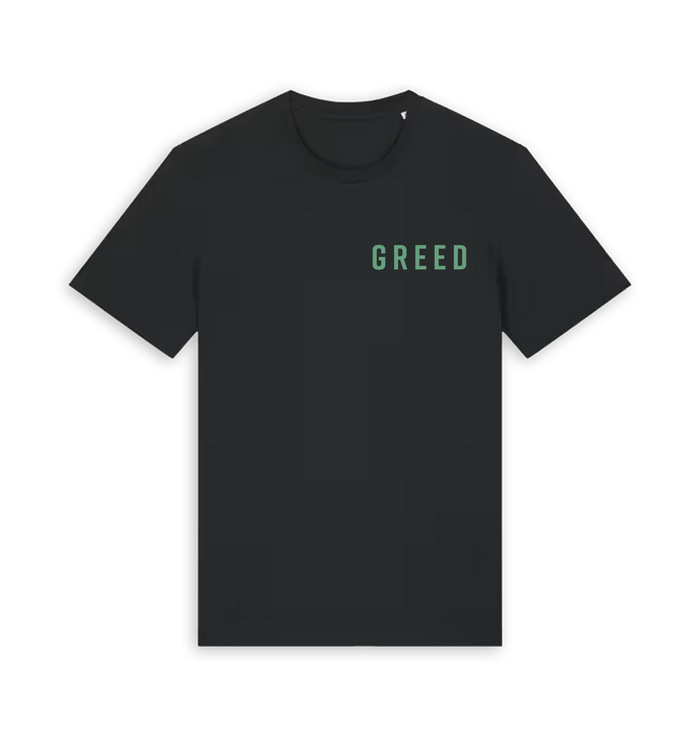 Black Printed T-shirt Front