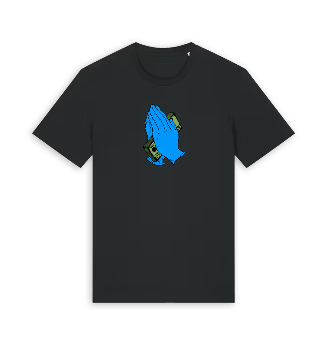 Black Printed T-shirt Front