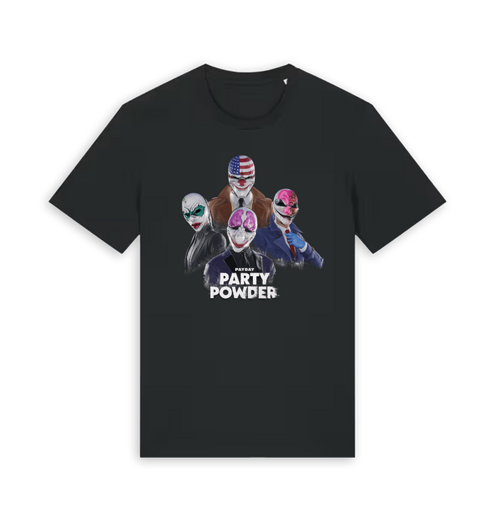Black Printed T-shirt Front